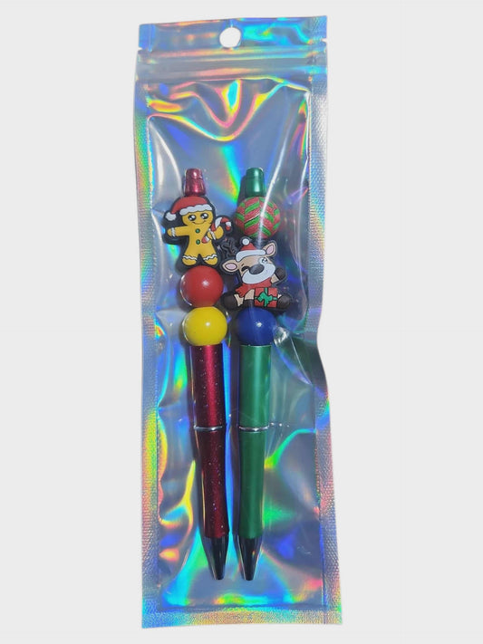 Christmas Bead Pens