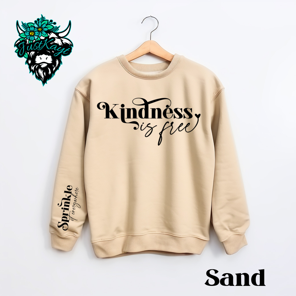 Kindness is Free Crewneck Sweatshirt