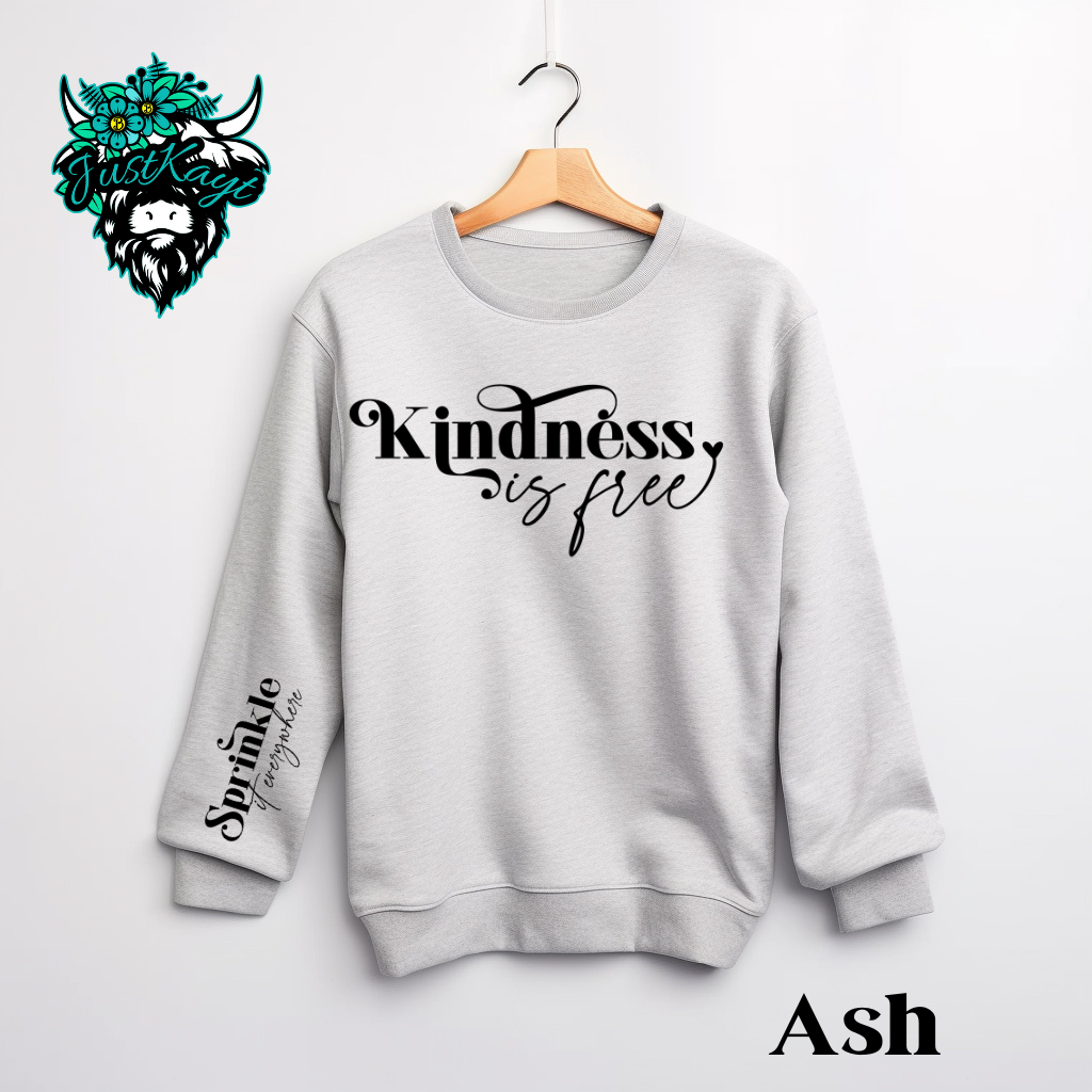 Kindness is Free Crewneck Sweatshirt