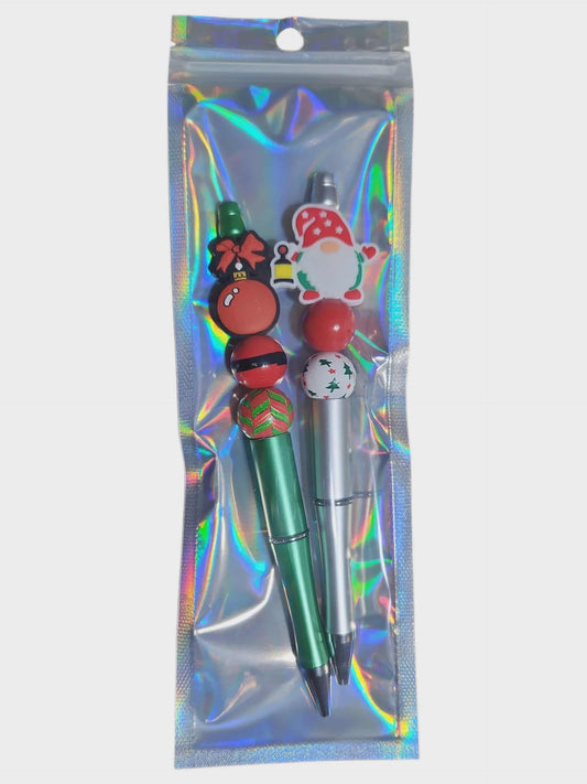 Christmas Bead Pens