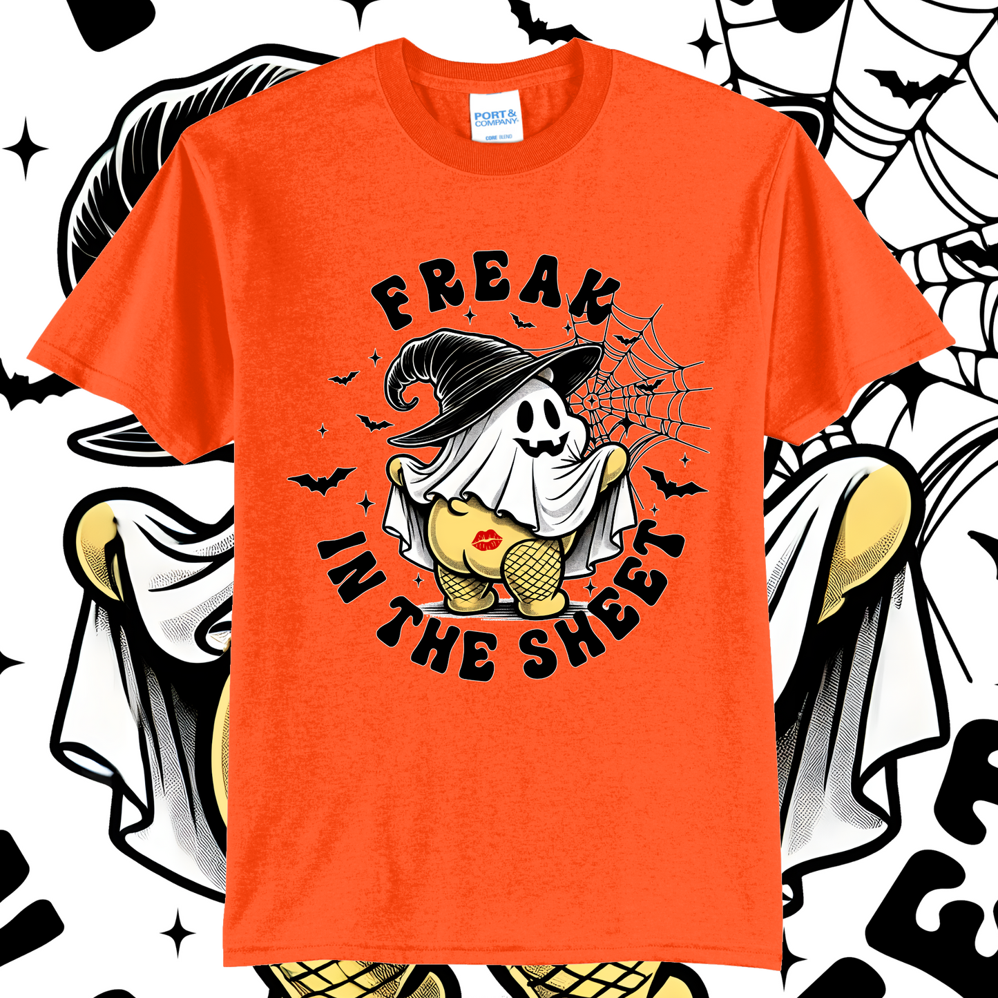 👻 Get Spooky with Our Freak in the Sheet Tee! 👻