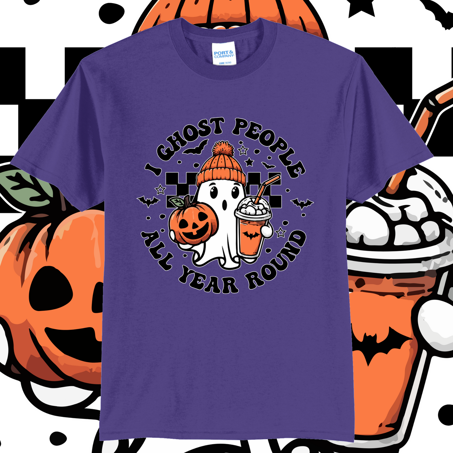 👻 "I Ghost People All Year Long" Tee 👻