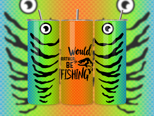 Rather Be Fishing Hard Bait Tumbler