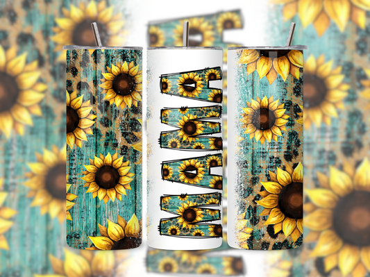 Sunflower Mama Tumbler.